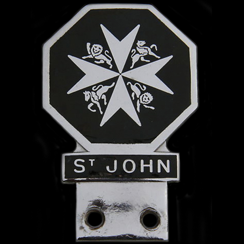 St John Ambulance  Car Badge