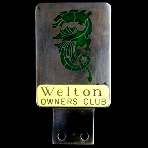 Welton Owners Club car badge
