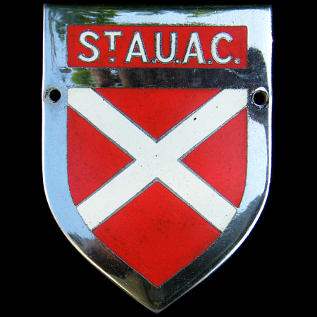 St Andrews University Auto Club car badge