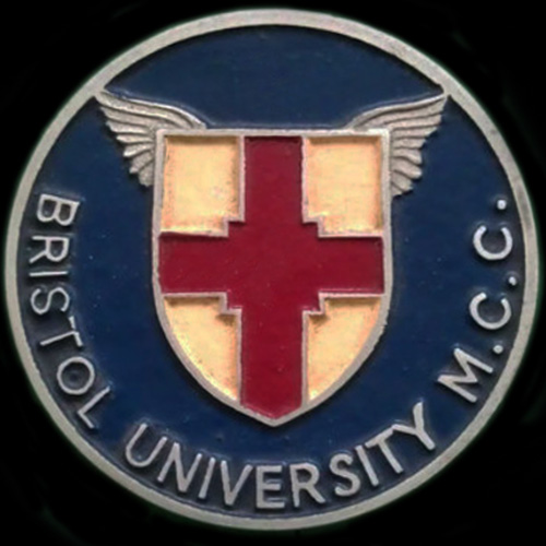 Bristol University Motor Cycle Club car badge