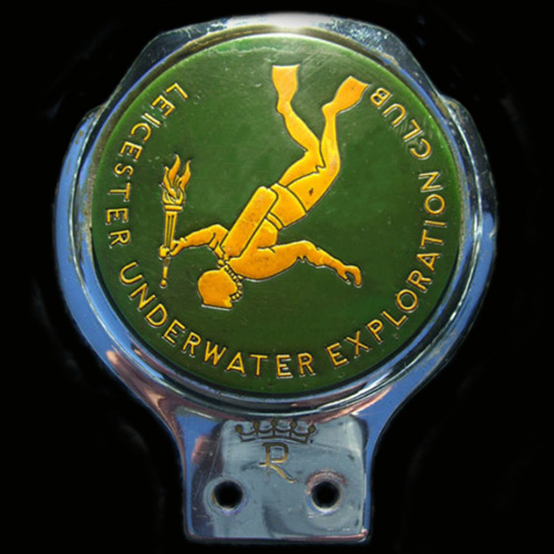 Leicester Underwater Exploration Club car badge
