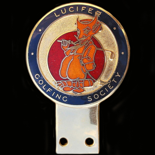Lucifer Golfing Society car badge