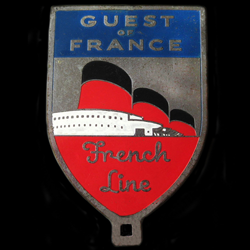 Guest of France Car Badge