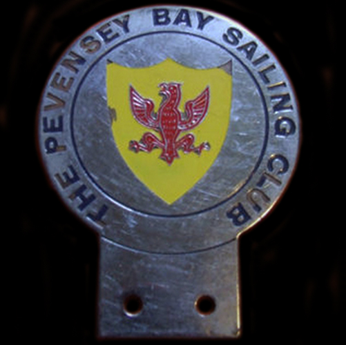 The Pevensey Bay Sailing Club car badge