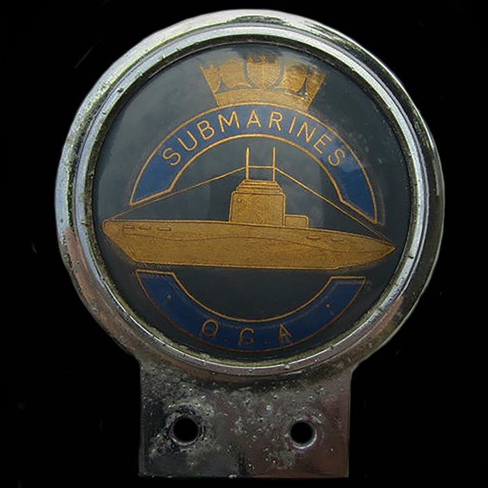 Submarines O C A Car Badge