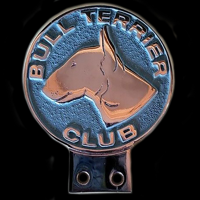 Bull Terrier Club  car badge