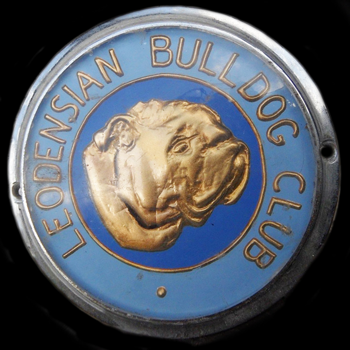 Leodensian Bulldog Club  car badge