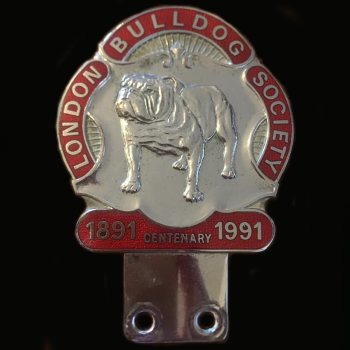London Bulldog Society car badge