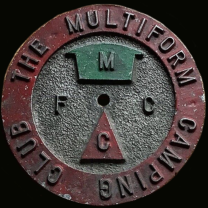The Multiform Camping Club Car Badge