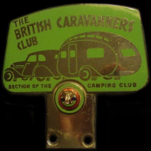 British Caravanners Club Car Badge