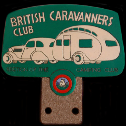 British Caravanners Club Car Badge