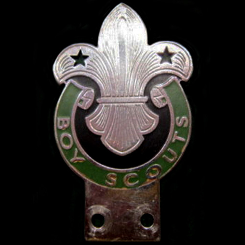 Boy Scouts car badge