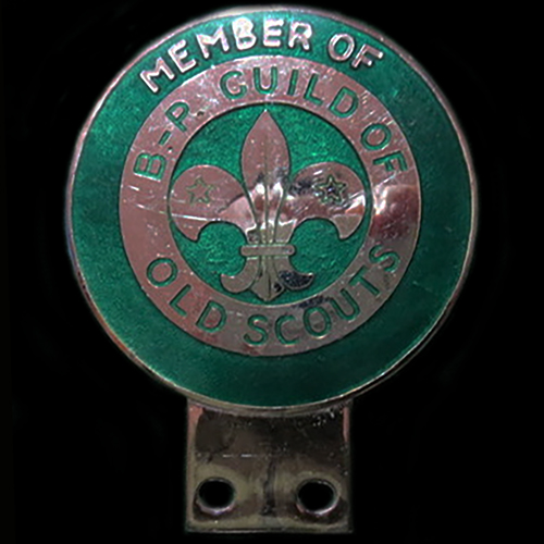 Baden Powell Guild of Old Scouts car badge