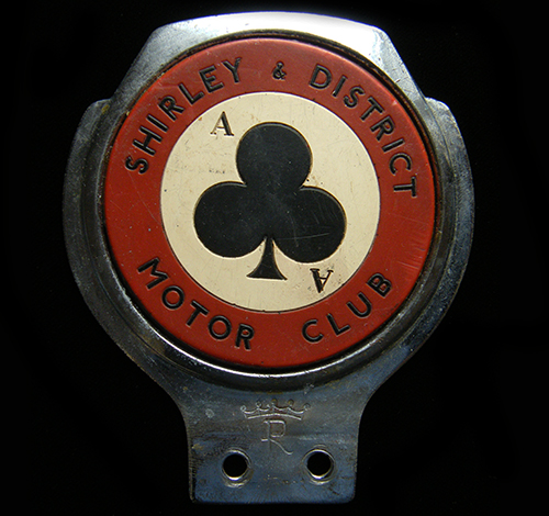Shirley & District Motor Club car badge