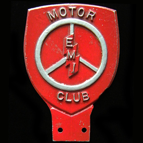 EMI Motor Club Car badge