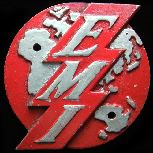 EMI Motor Club Car badge