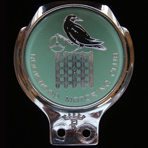 Rookwood Motoring Club car badge