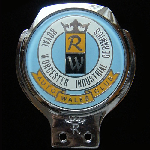 Royal Worcester Industrial Ceramics car badge