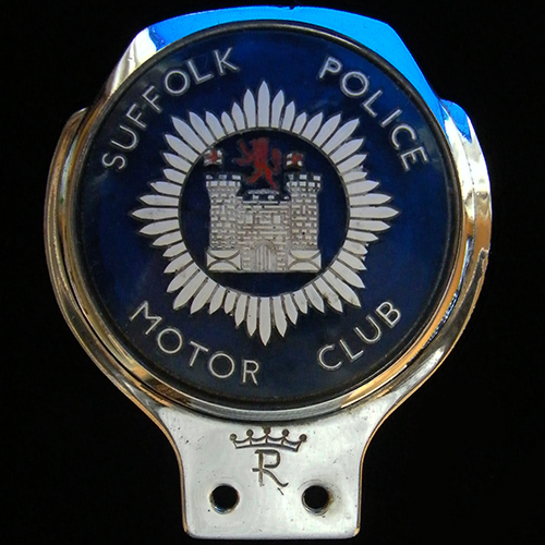 Suffolk Police Motor Club car badge