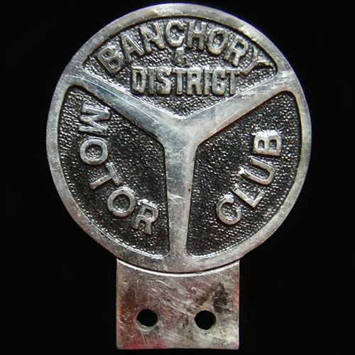 Banchory & District Motor Club car badge