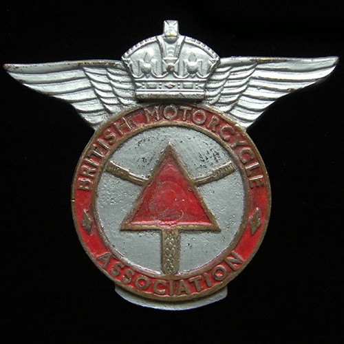 British Motorcycle Association car badge