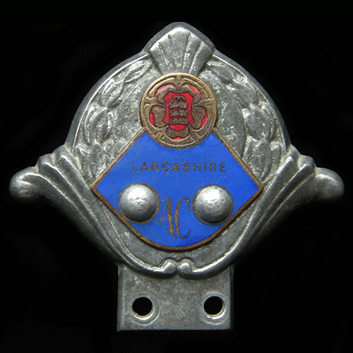 Lancashire Automobile Club car badge