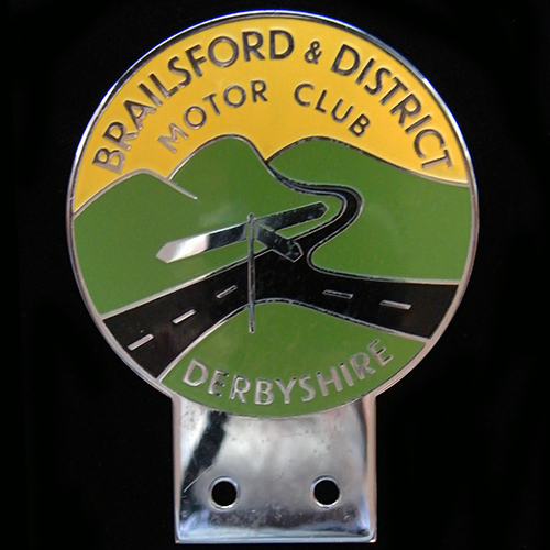 Brailsford & District Motor Club car badge