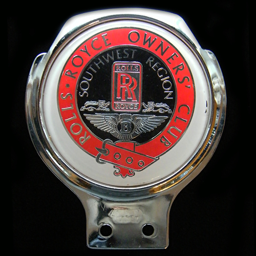 Rolls Royce Owners Club Car Badge