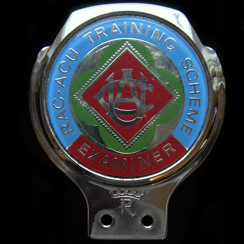 RAC-ACU Training Scheme Car Badge