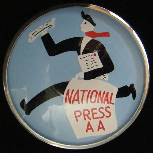 National Press Association A car badge