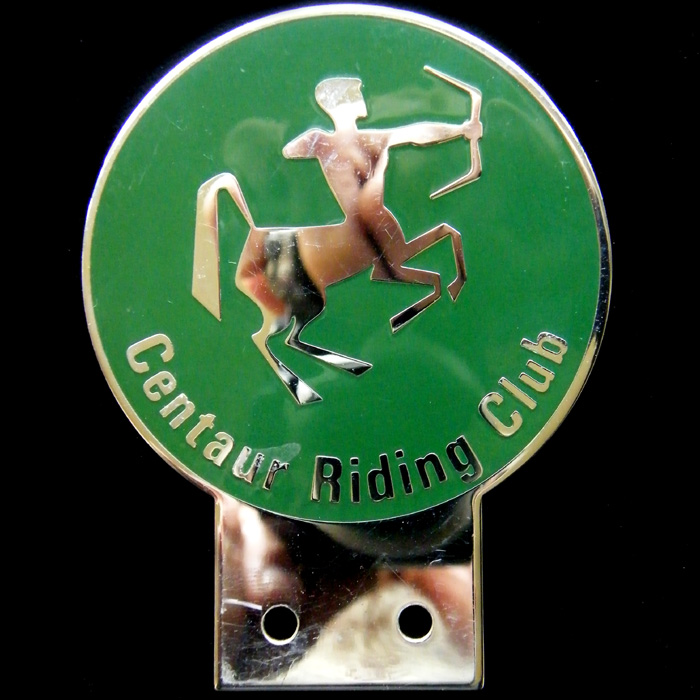 Centaur Riding Club car badge