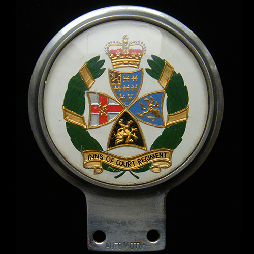 Inns of Court  Regiment car badge