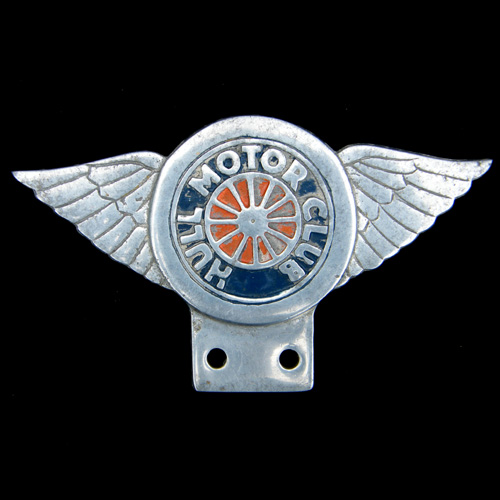 Hull Motor Club Car Badge