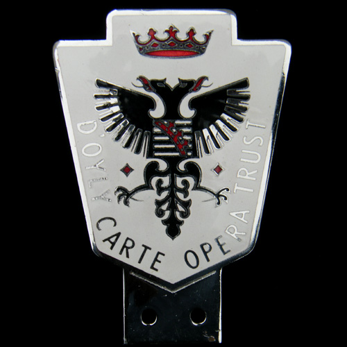 D'Oyly Carte Opera Trust car badge