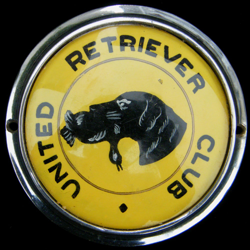United Retriever Club car badge