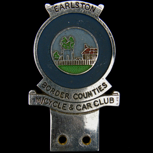 Earlston Border Counties M/cycle & Car Club car badge