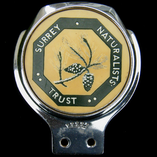 Surrey Naturalists Trust car badge