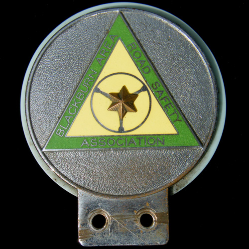 Blackburn Area Road Safety Association car badge