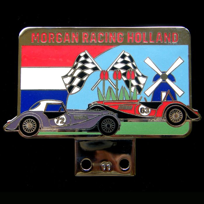 Morgan Racing Holland car badge
