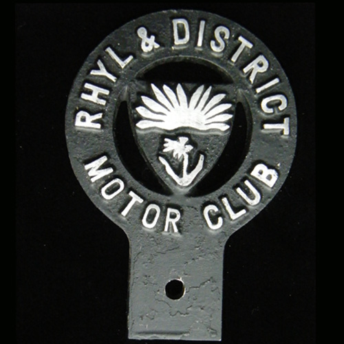 Rhyl & District Motor Club Car Badge