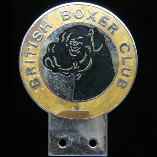 British Boxer Club car badge