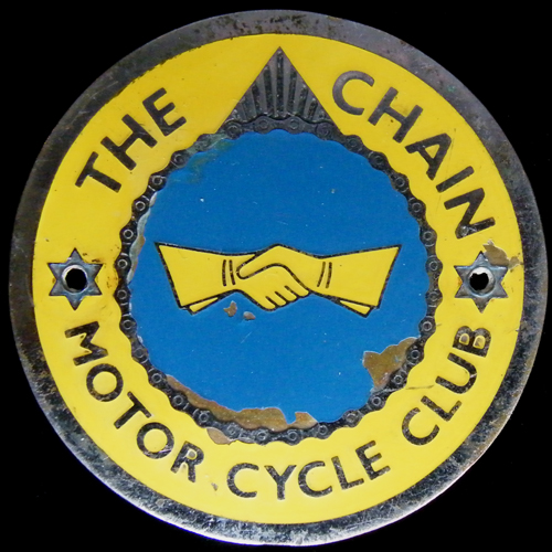 Chain Motor Cycle Club (The) car badge