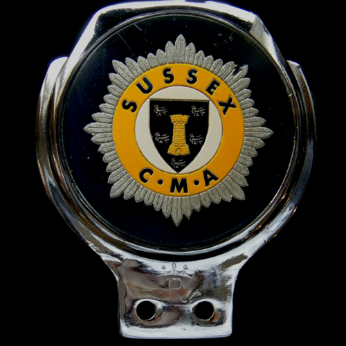 Sussex Constabulry Motor Association car badge