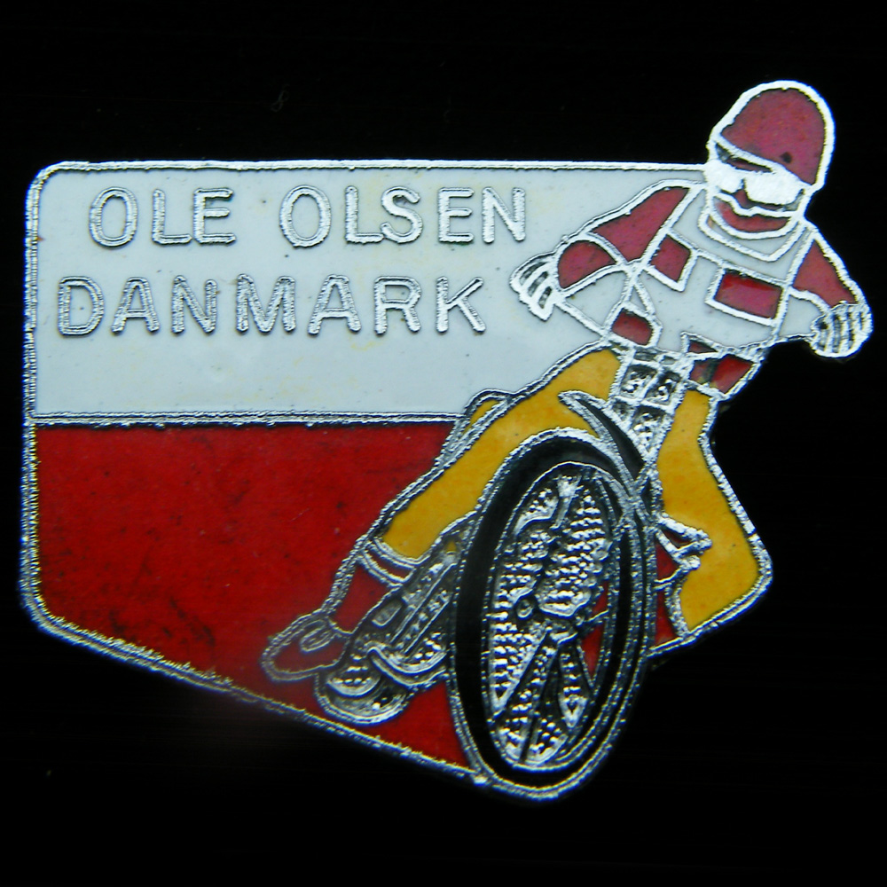 Ole Olsen Speedway lapel badge