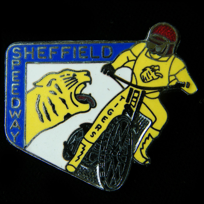 Sheffield Speedway lapel badge