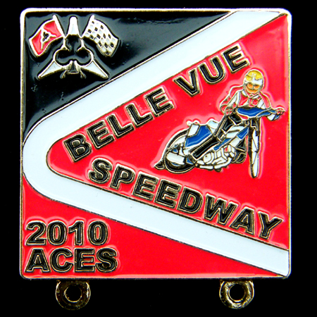 Belle Vue Speedway pin badge