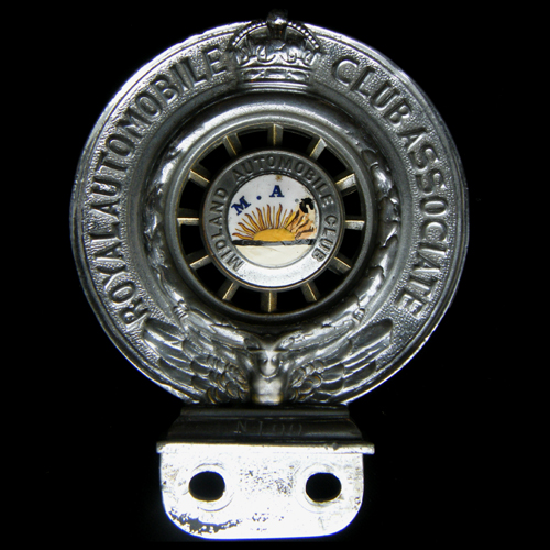 Royal Automobile Club Midland Automobile Club car badge