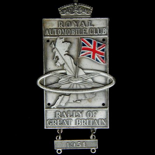 Royal Automobile Club Rally of Great Britain badge