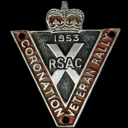 Scottish Veteran Rally badge