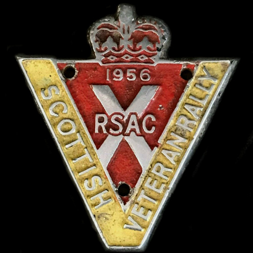 Scottish Veteran Rally badge